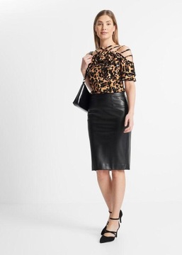 ЛЕОФРОВАЯ БЛУЗКА С ДЕКОРАТИВНЫМИ ПОЛОСАМИ BONPRIX 36