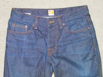 HUGO BOSS - BOSS ORANGE - SPODNIE JEANSY - rozm 33/34 - ZNAKOMITE !!!