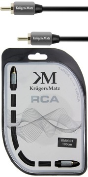 Kabel 1RCA x 1RCA 1m Cinch Krüger&Matz