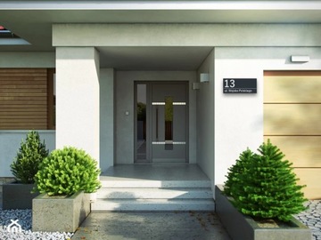 АДРЕСНАЯ Табличка АНТРАЦИТ 45х20 улица Номер дома