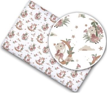 PRZEŚCIERADŁO DO ŁÓŻECZKA 120x60 Z GUMKĄ BAWEŁNA 100% BABYMAM