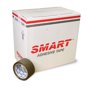 Taśma pakowa SMART akryl 48/66 36szt brąz karton