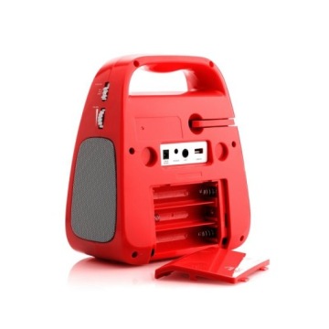 Бумбокс для детей CD Bluetooth USB MP3 КАРАОКЕ МИКРОФОН