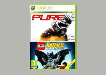 две игры для XBOX 360 PURE + комплект LEGO BATMAN