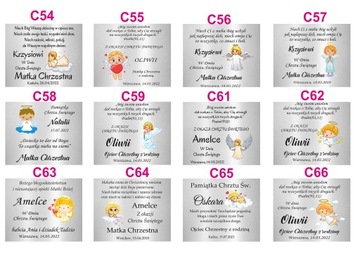 PAMIĄTKA CHRZTU ŚWIĘTEGO DZIEWCZYNKI CHŁOPCA SREBRNY OBRAZEK ANIOŁ STRÓŻ