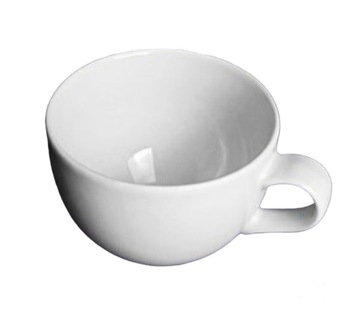 6 x Filiżanka porcelanowa biała 250 ml Karolina porcelana