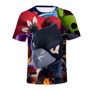 ДЕТСКАЯ ПИЖАМА BRAWL STARS С короткими рукавами и рисунком Подарок на День защиты детей