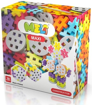 MELI Klocki Konstrukcyjne Maxi Constructor 70 sztuk