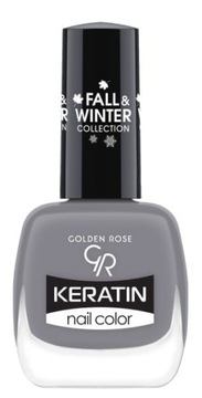 Zimowy Lakier do paznokci Golden Rose Keratin 204