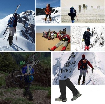 STUPTUTY OCHRANIACZE WODOODPORNE NA BUTY NOGAWKI LEKKIE PRZECIWŚNIEGOWE x2