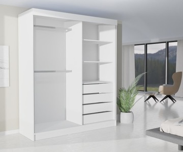 ШКАФ-ШКАФ - SEUL 2D 100X205 SONOMA LACOBEL GREY