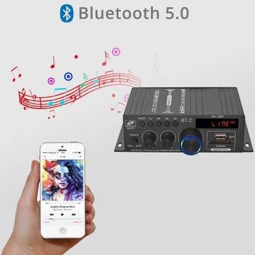 АВТОМОБИЛЬНЫЙ УСИЛИТЕЛЬ, двухканальный Bluetooth 800Вт