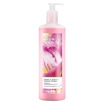 Żel pod Prysznic dla Niej Sweet & Joyfull GRANAT i FREZJA 720 ml AVON 21055