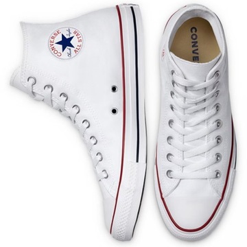 Converse All Star buty trampki męskie białe wysokie M7650 42