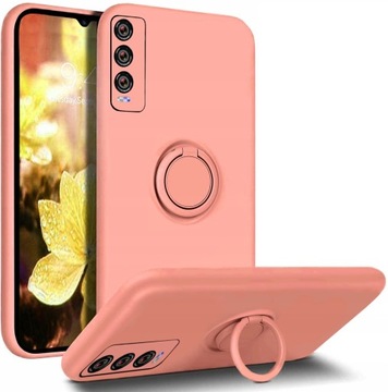 ETUI RING SOFT MAT DO VIVO Y11s / Y20s +SZKŁO