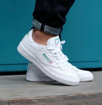 Reebok Club C białe skórzane buty sportowe AR0456 36.5