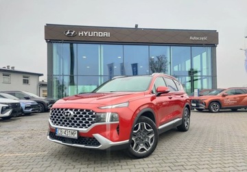 Hyundai Santa Fe IV SUV HEV 1.6 T-GDI HEV 230KM 2021 Hyundai Santa Fe 2021 1.6T-GDI 230KM 4WD Automat Platinum 142.259km Salon