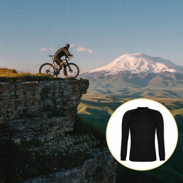 KOSZULKA TERMOAKTYWNA Z DŁUGIM RĘKAWEM MĘSKA XXXL OCIEPLANA ODDYCHAJĄCA DRY