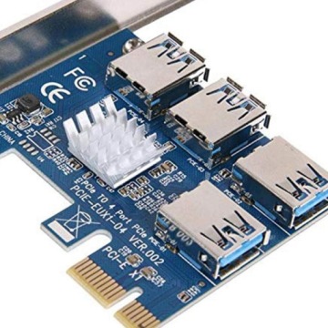 Адаптер-разветвитель портов PCI-E USB RISER SPLITTER