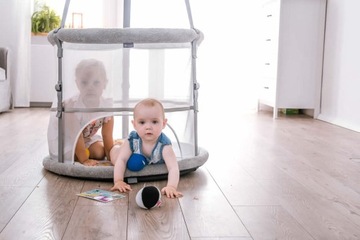 Колыбелька Монтессори Memola 3в1, пышная корзина, детские качели_ 0-12 лет