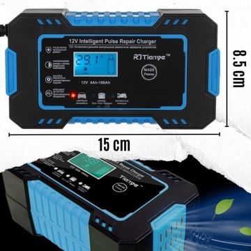 АВТОМАТИЧЕСКИЙ ИНТЕЛЛЕКТУАЛЬНЫЙ ВЫПРЯМИТЕЛЬ ЗАРЯДНОЕ УСТРОЙСТВО LCD 12V 6A