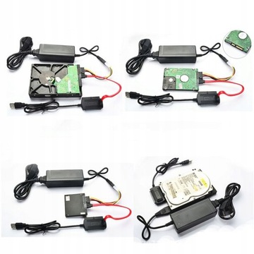 Адаптер-преобразователь USB 2.0 в IDE/SATA 3-в-1