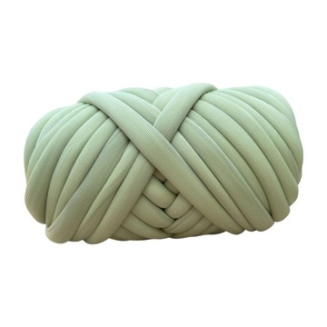 Jumbo Tubular Yarn DIY Gruba włóczka 1000G na zielono