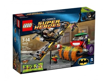 LEGO 76013 Super Heroes | Batman Parowy Walec Jokera | Batgirl Robin