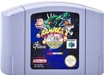 Rampage 2 Universal Tour - NINTENDO 64 N64 PAL