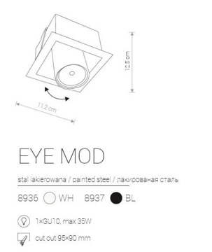 Встраиваемый светодиодный светильник Nowodvorski