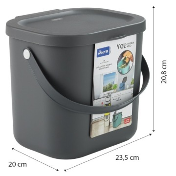 ROTHO BIO ALBULA БАК ДЛЯ СЕГРЕГАЦИИ МУСОРОВ 6 Л