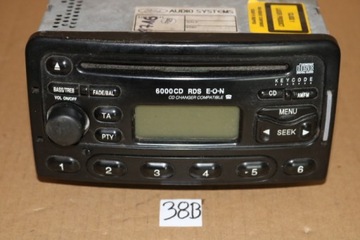 FORD FOCUS MK1 I FABRYCZNE RADIO 6000CD RDS EON
