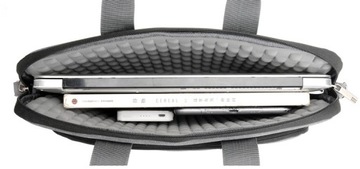 Etui/torba na laptopa 17,3 z paskiem kieszonki szary