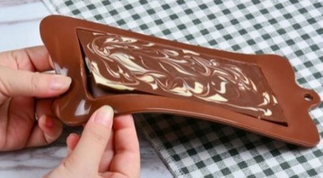 СИЛИКОНОВАЯ ФОРМА ДЛЯ ШОКОЛАДНОЙ КАРТОЧКИ, ПРАЛИНЕ, ЛЬДА, ВОСКОВ, БОЛЬШАЯ
