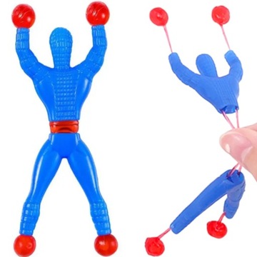 РЕЗИНОВЫЕ НАКОНЕЧНИКИ ГЕЛЕВЫЕ НОЖКИ ЧЕЛОВЕК АЛЬПИНИСТ ИГРОВАЯ ИГРУШКА ДЛЯ ОКНА