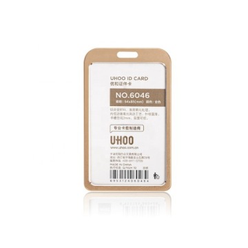 Вертикальный двусторонний футляр для бейджей 6046