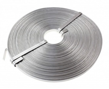 Taśma aluminiowa Alprod 10x1 mm w krąż. 1kg TA-K/1