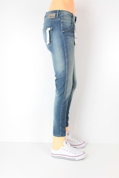 MUSTANG TAPERED SLIM JEANSY HIGHT RISE 7/8 W30 L32