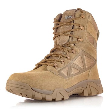 BUTY TAKTYCZNE WOJSKOWE WODOODPORNE PIASKOWE