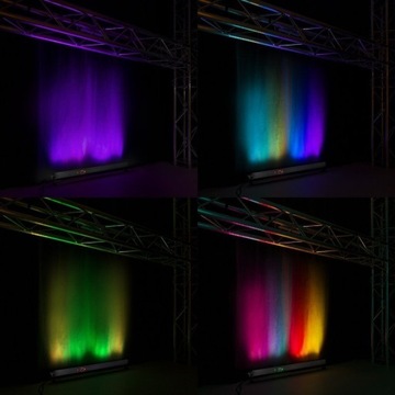 СВЕТОДИОДНЫЙ БАРНЫЙ СВЕТИЛЬНИК 24x 3Вт RGB STRONG STRIP