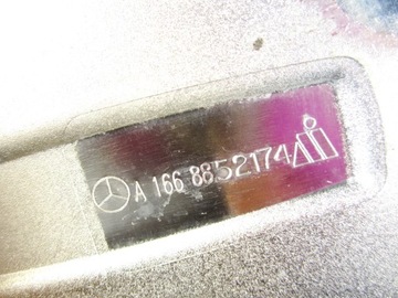 KRYT LIŠTA VRSTVA CHRÓM ZADNÍHO ZADNÍ NÁRAZNÍKU MERCEDES ML W166