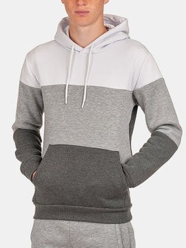 BLUZA MĘSKA DRESOWA CIEPŁA Z KAPTUREM BAWEŁNA 2XL