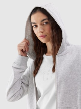 4F ЖЕНСКАЯ ТОЛСТОВКА НА МОЛНИИ С КАПЮШОНОМ SS24