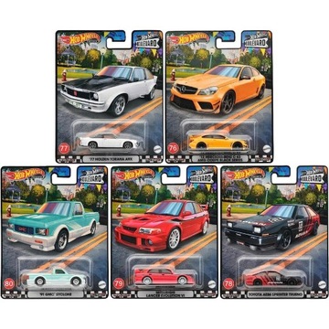 HOT WHEELS PREMIUM BOULEVARD 76-80 ZESTAW 5szt