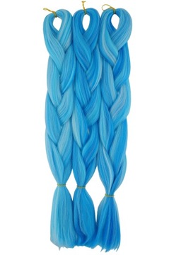 WŁOSY SYNTETYCZNE KOLOROWE WARKOCZYKI DRED M3.008