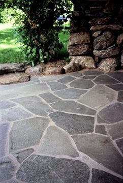 Kamień Szary Naturalny na Chodnik Podjazd Ścieżkę Polygonal Kavalas 3-5cm