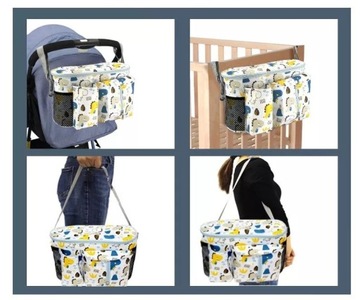 TORBA DO WÓZKA ORGANIZER 3W1 DLA MAMY I TATY