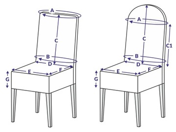 Чехлы на стулья по индивидуальному заказу, ПАНАМА