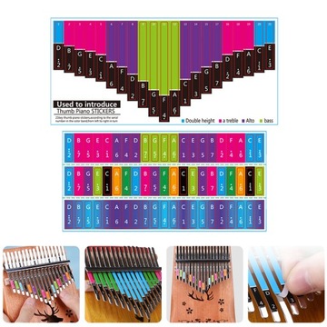 НАКЛЕЙКИ ДЛЯ ЗАМЕТОК MORPHIE PORTABLE 21 KEY KALIMBA