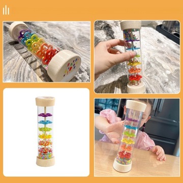 RAIN STICK ZABAWKA MUZYCZNA WCZESNEJ EDUKACJI DLA DZIECI